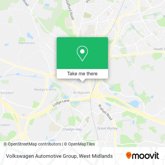 Volkswagen Automotive Group map