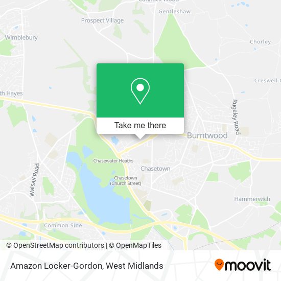 Amazon Locker-Gordon map