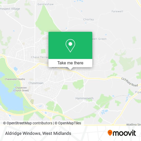 Aldridge Windows map