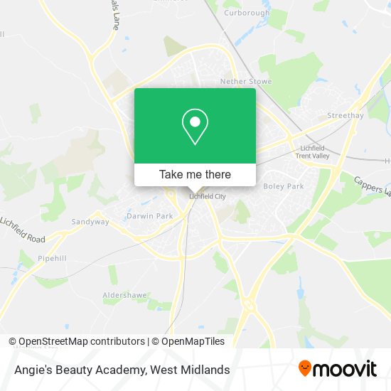 Angie's Beauty Academy map
