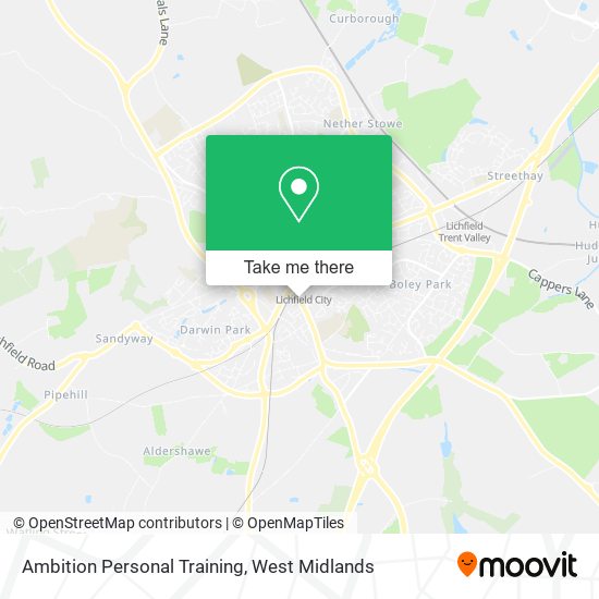 Ambition Personal Training map