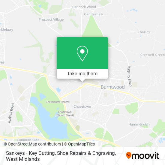 Sankeys - Key Cutting, Shoe Repairs & Engraving map