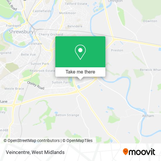 Veincentre map