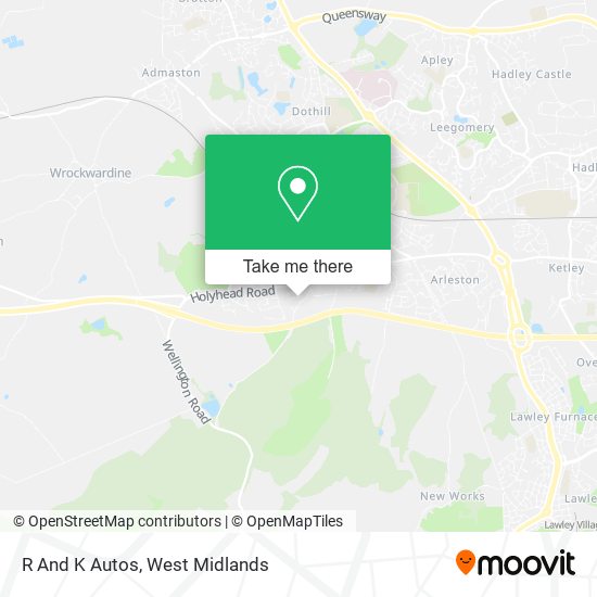 R And K Autos map