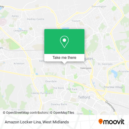 Amazon Locker-Lina map