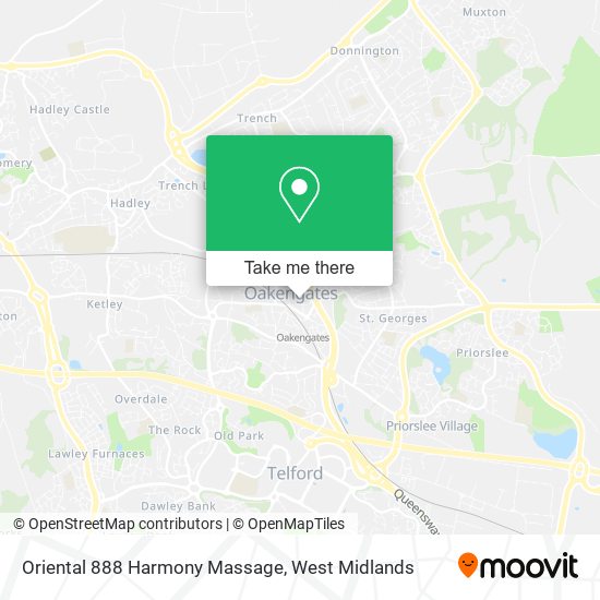 Oriental 888 Harmony Massage map
