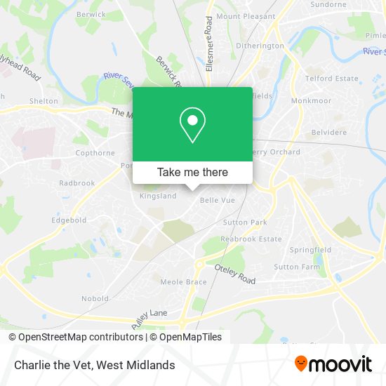 Charlie the Vet map