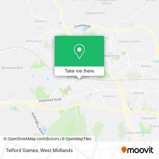 Telford Games map