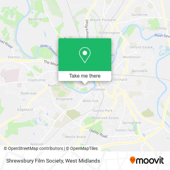 Shrewsbury Film Society map