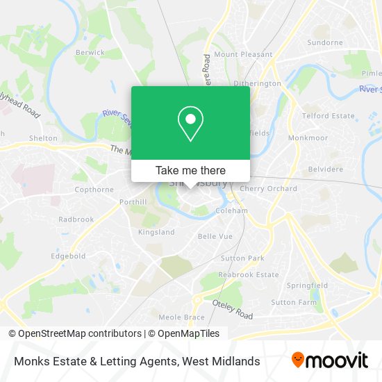 Monks Estate & Letting Agents map