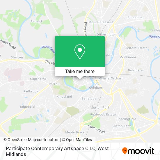 Participate Contemporary Artspace C.I.C map