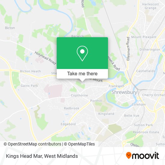 Kings Head Mar map