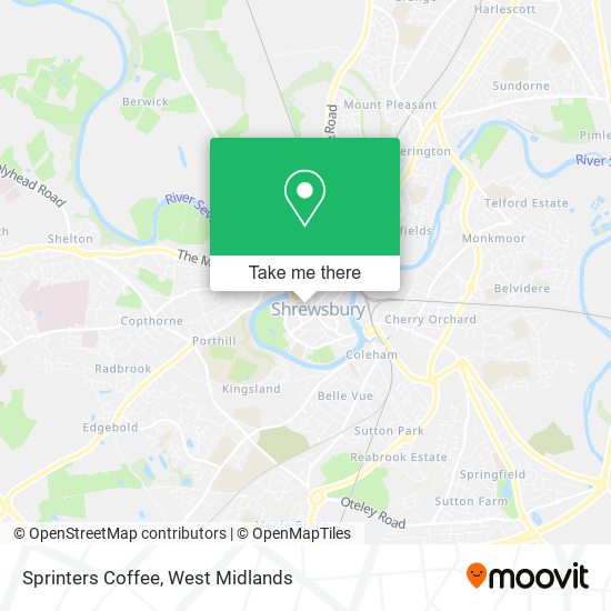 Sprinters Coffee map