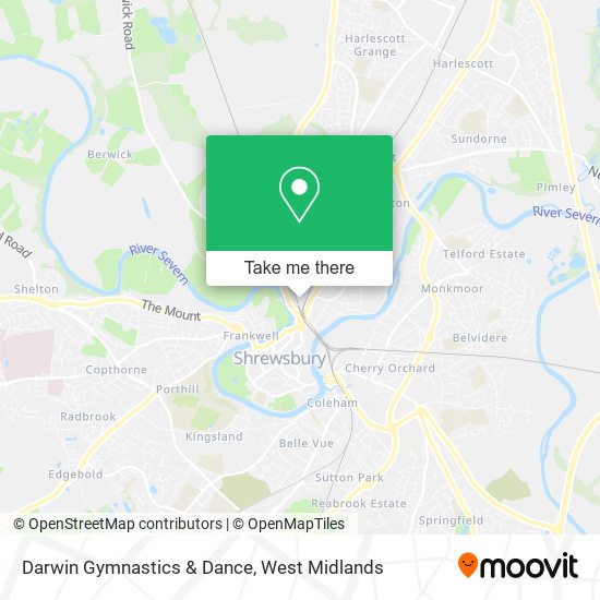 Darwin Gymnastics & Dance map