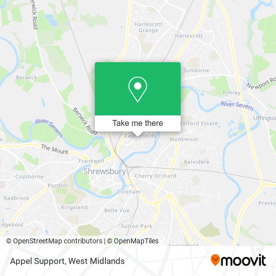 Appel Support map