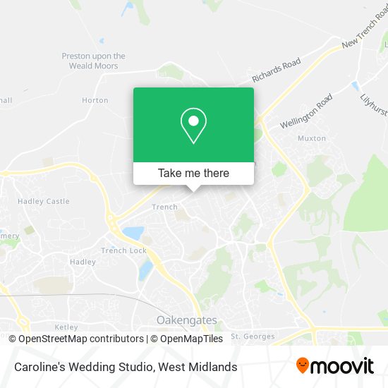 Caroline's Wedding Studio map