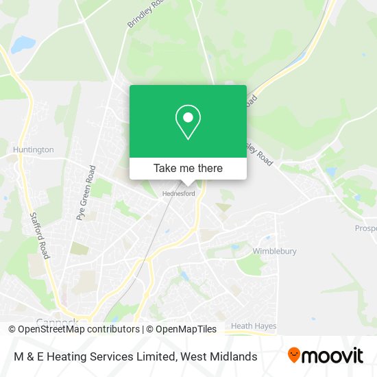 M & E Heating Services Limited map