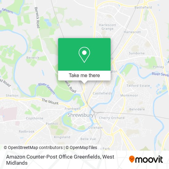 Amazon Counter-Post Office Greenfields map