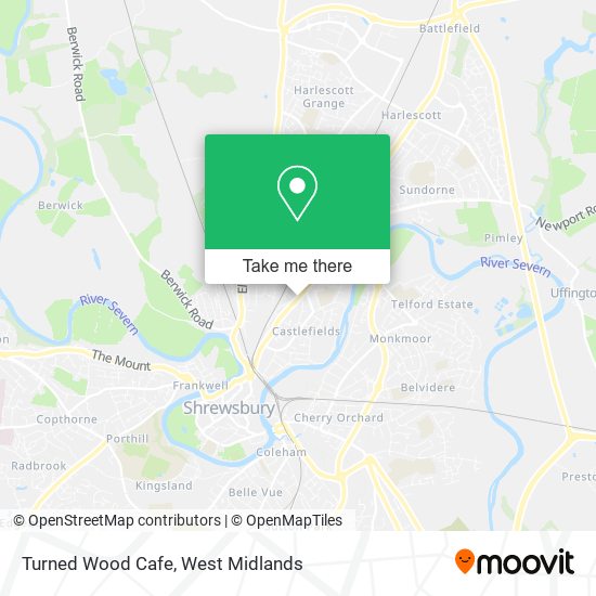 Turned Wood Cafe map