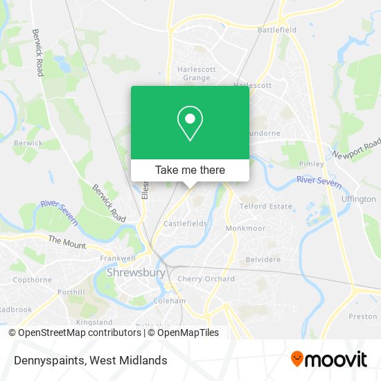Dennyspaints map