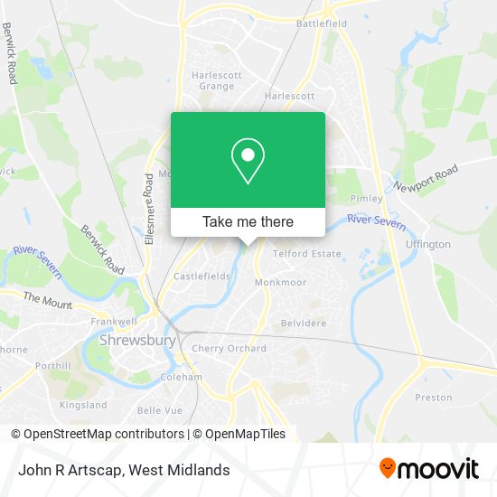 John R Artscap map