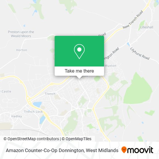 Amazon Counter-Co-Op Donnington map