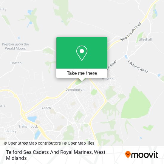 Telford Sea Cadets And Royal Marines map