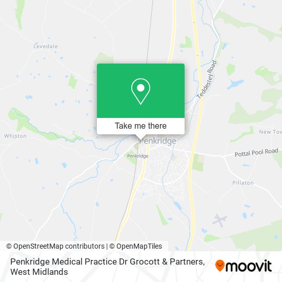 Penkridge Medical Practice Dr Grocott & Partners map
