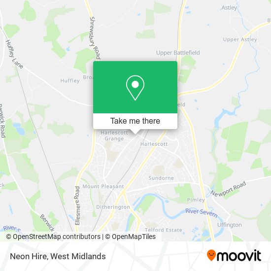 Neon Hire map