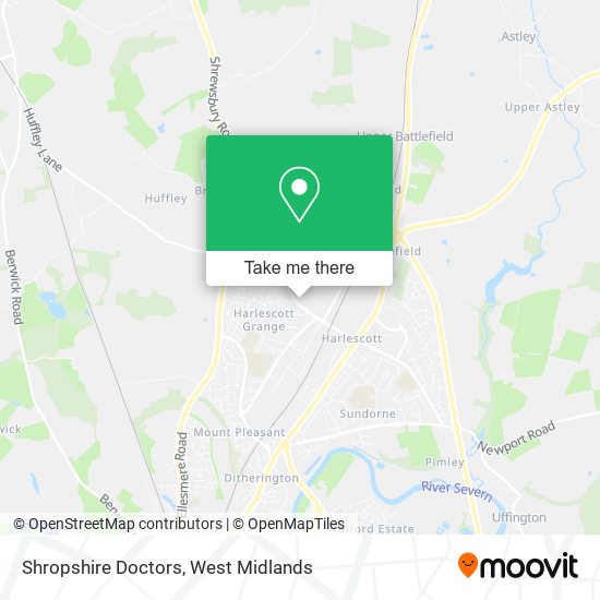 Shropshire Doctors map