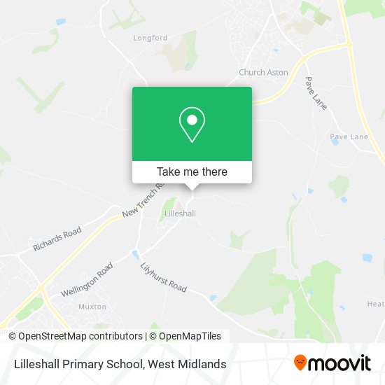 Lilleshall Primary School map