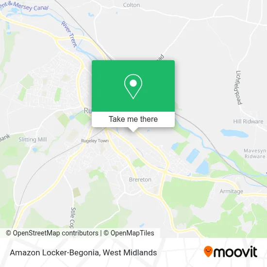 Amazon Locker-Begonia map