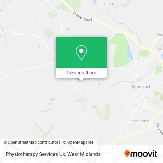 Physiotherapy Services Uk map