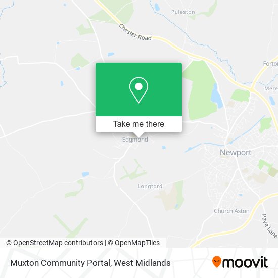 Muxton Community Portal map