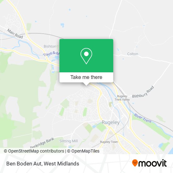Ben Boden Aut map