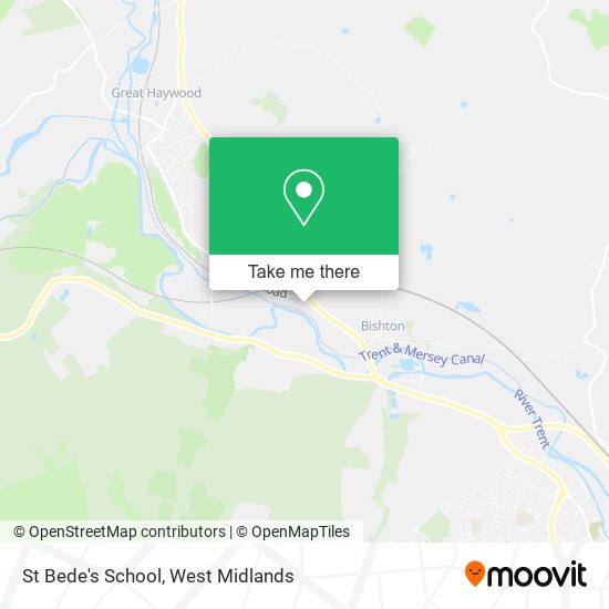 St Bede's School map
