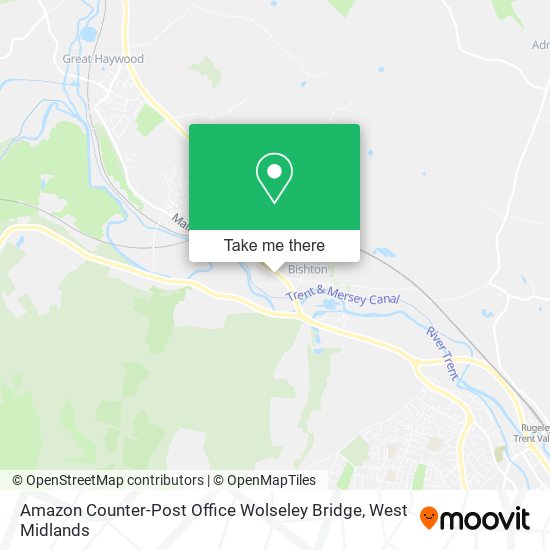 Amazon Counter-Post Office Wolseley Bridge map