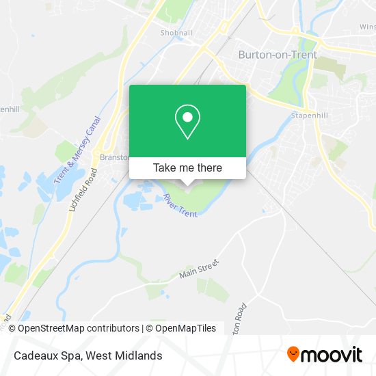 Cadeaux Spa map