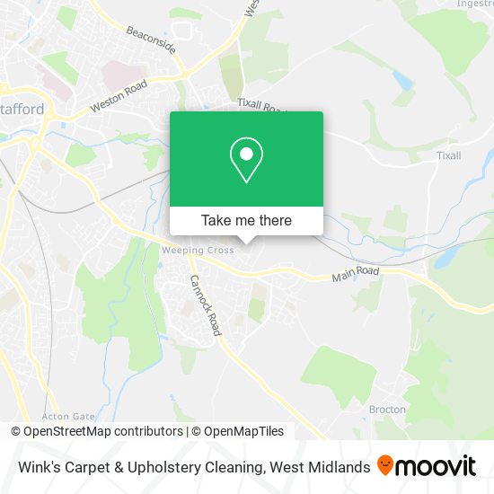 Wink's Carpet & Upholstery Cleaning map