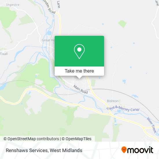 Renshaws Services map