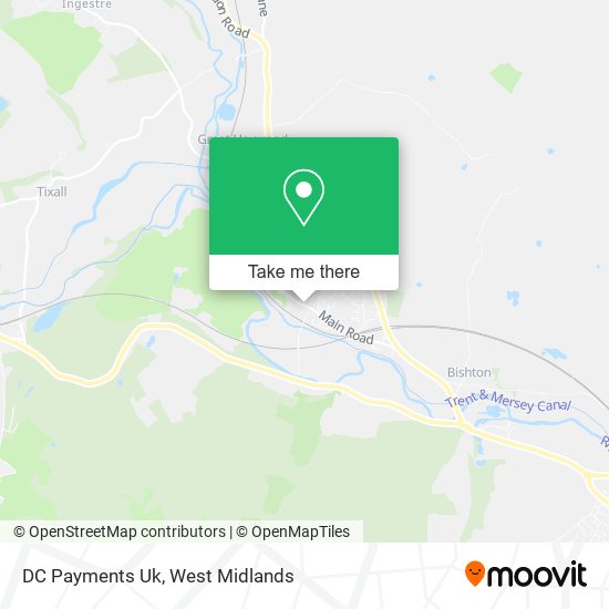 DC Payments Uk map