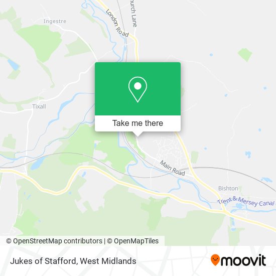 Jukes of Stafford map