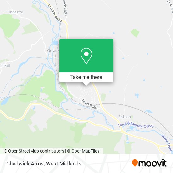 Chadwick Arms map