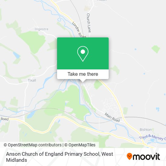 Anson Church of England Primary School map