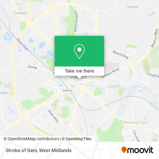 Stroke of Geni map