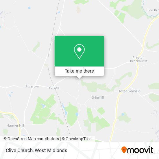 Clive Church map