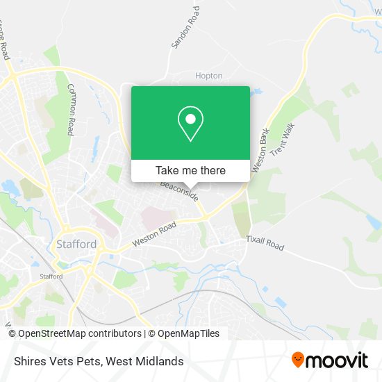 Shires Vets Pets map