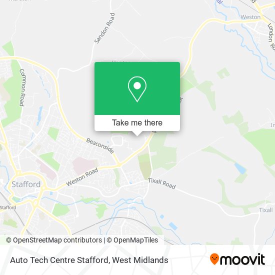Auto Tech Centre Stafford map
