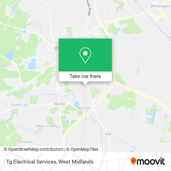 Tg Electrical Services map
