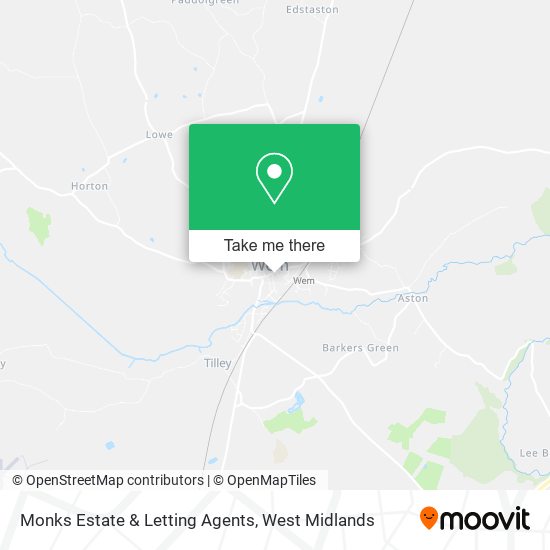 Monks Estate & Letting Agents map